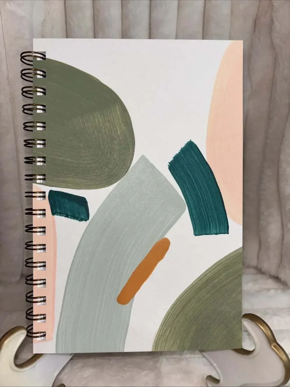 Moglea Hand Painted Notebook Artisan Stationery Set Boxed One of a Kind